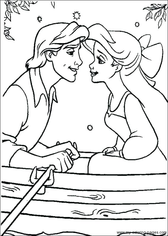 567x794 Ariel Little Mermaid Coloring Pages Of The Awesome To Print In Col