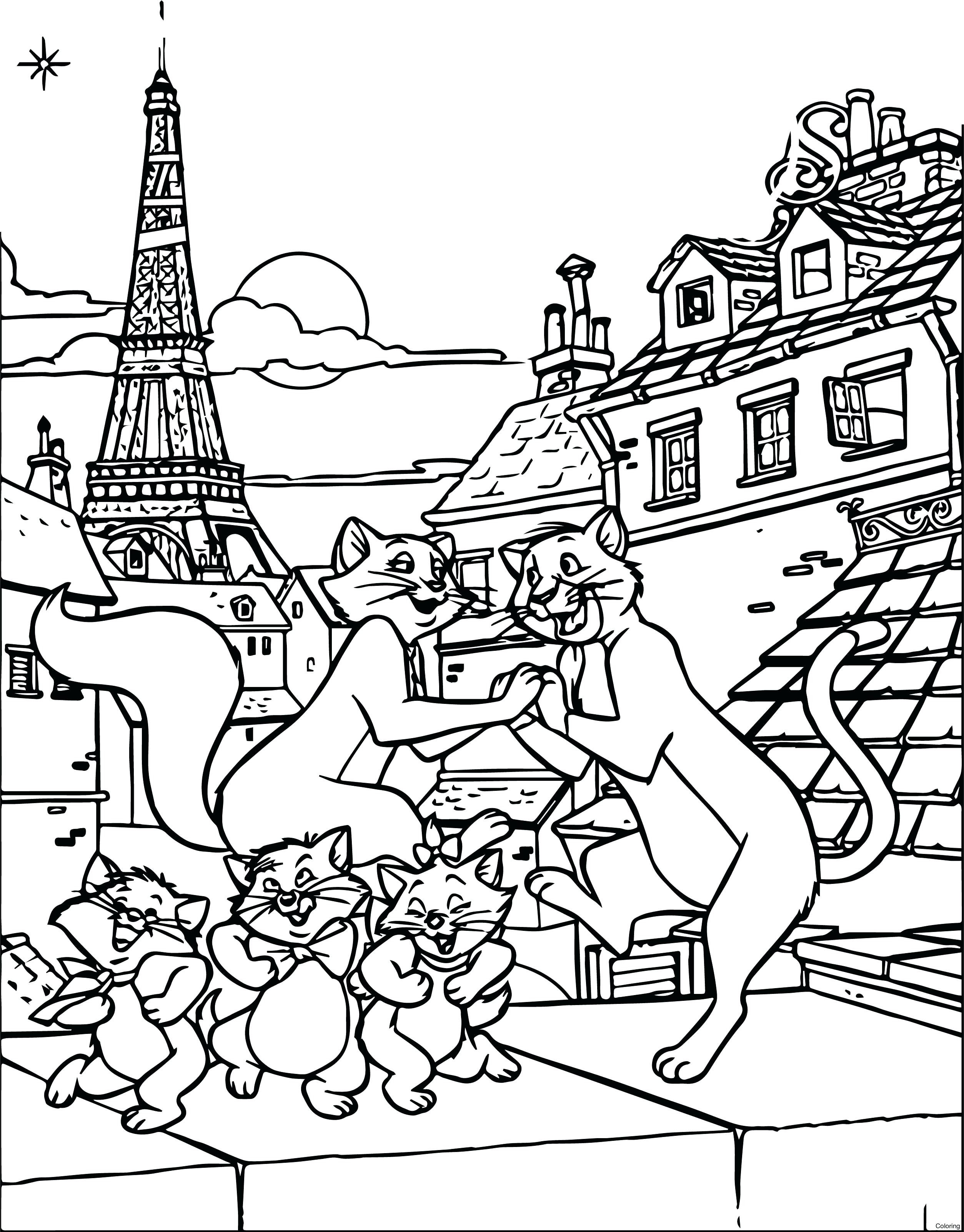 2507x3203 Duchess Of Aristocats Coloring Pages Exceptional Page Acpra