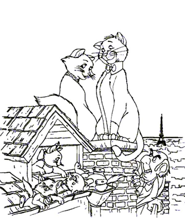 600x705 Edgar Want To Get Rid Of The Aristocats Coloring Pages Bulk Color