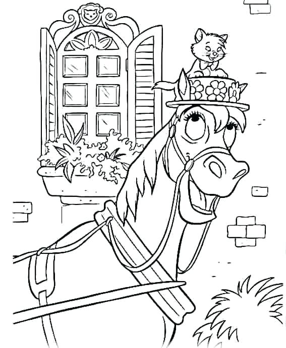 567x691 Aristocats Coloring Pages The Coloring Pages The Disturbing