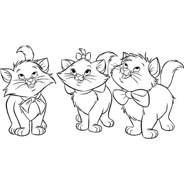 600x600 Aristocats Coloring Pages Liked On Polyvore Coloring Pages