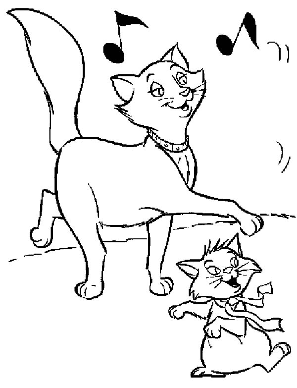 600x783 The Aristocats Beautiful Smile Of Marie Coloring Pages