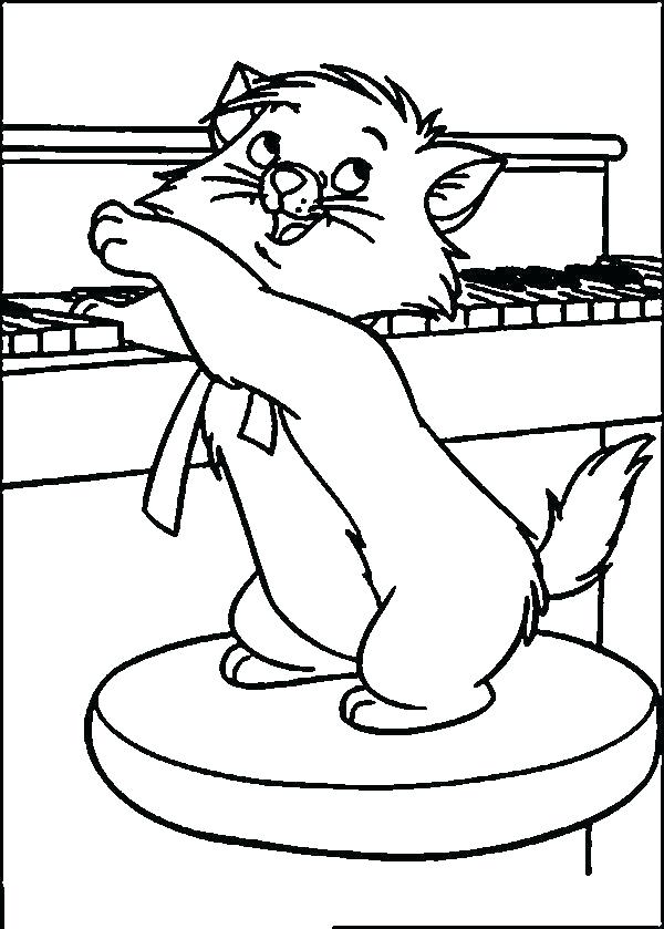 600x839 Aristocat Coloring Pages The Coloring Picture Aristocats Color
