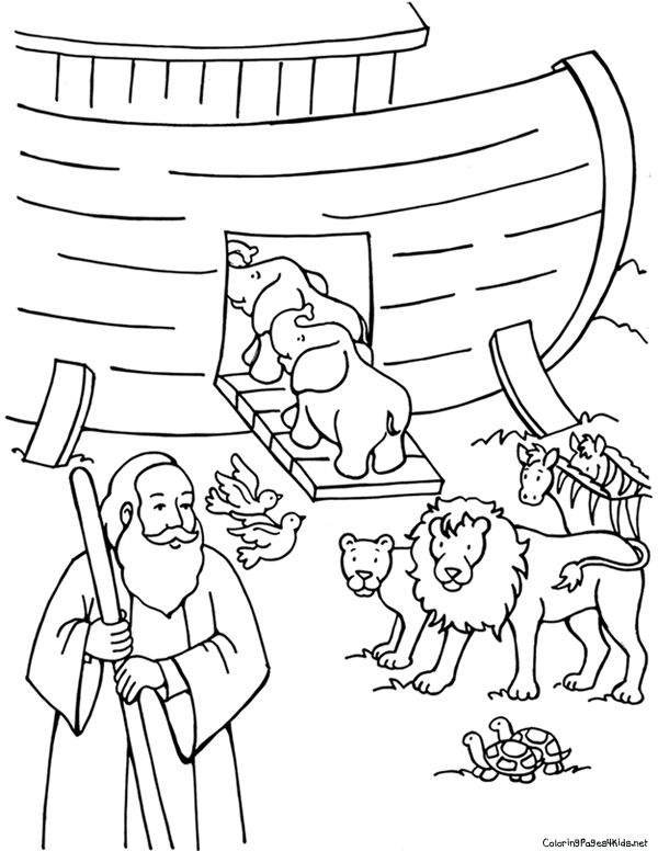 600x776 Free Noah's Ark Coloring Pages Noah's Ark Coloring Pages Noah