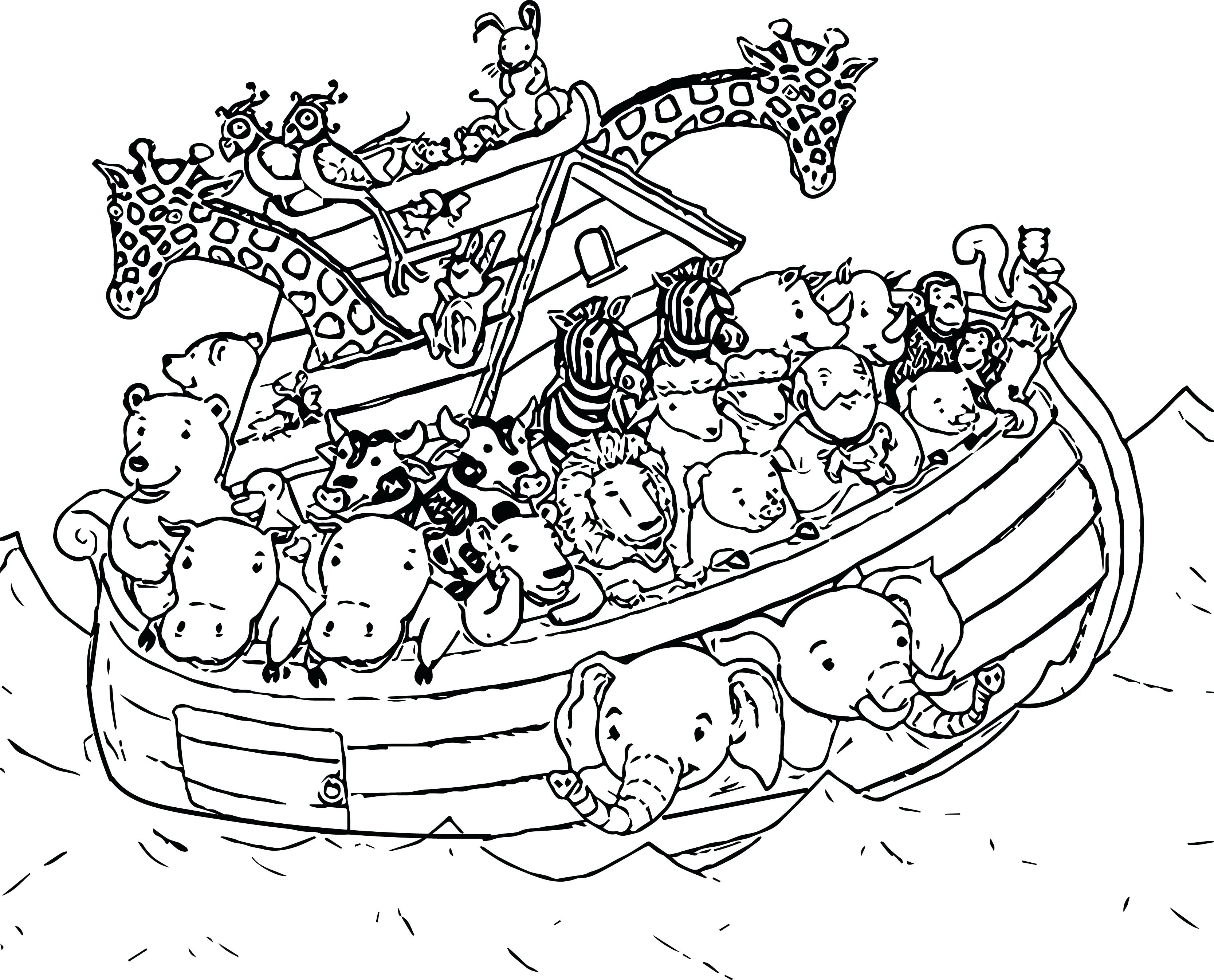 3333x2690 Noahs Ark Coloring Page Coloring Pages Noahs Ark Coloring Page