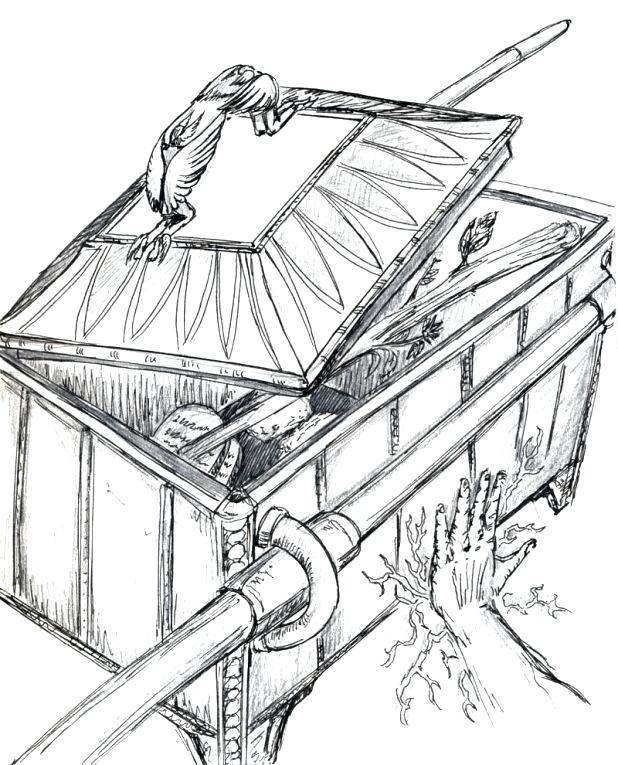 618x765 David And The Ark Of Covenant Coloring Page