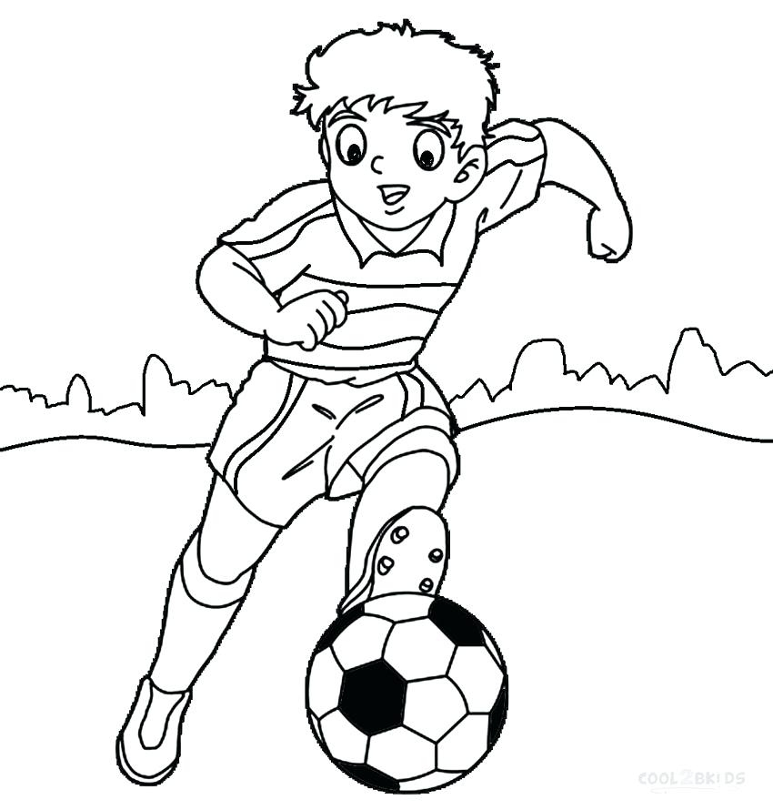 850x890 Arkansas Coloring Pages Kid Football Player Coloring Page