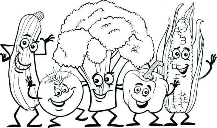 728x432 Snack Food Coloring Pages