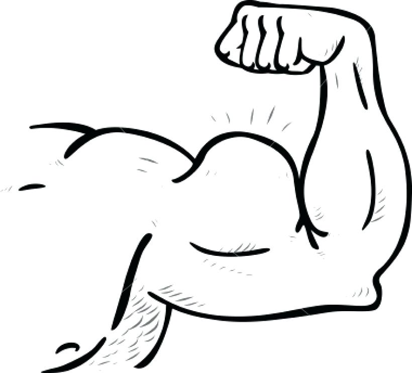 820x742 Muscle Coloring Pages Muscle Arm Muscle Arm Clip Art Clip Art