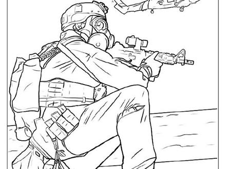 Armed Forces Coloring Pages