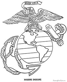235x288 Armed Forces Day Coloring Page Us Navy Insigina Veteran's Day