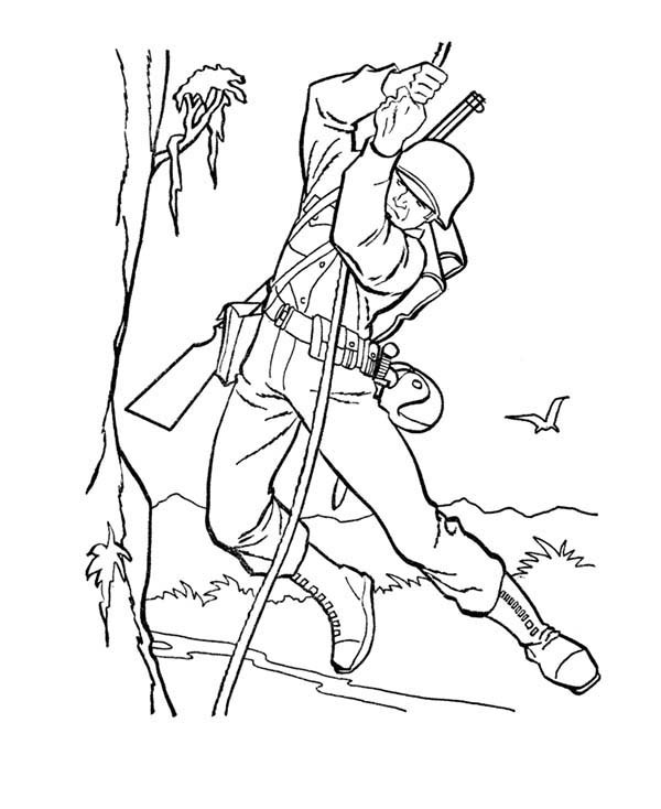 600x734 Mission In The Jungle In Armed Forces Day Coloring Page Batch