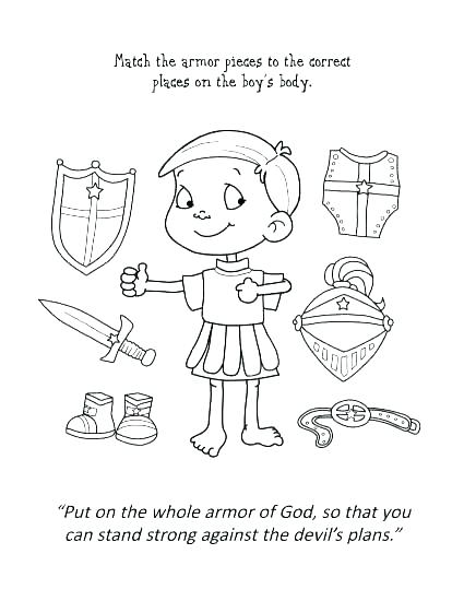 425x550 Armor Of God Activity Coloring Pages Armor Of God Coloring Pages
