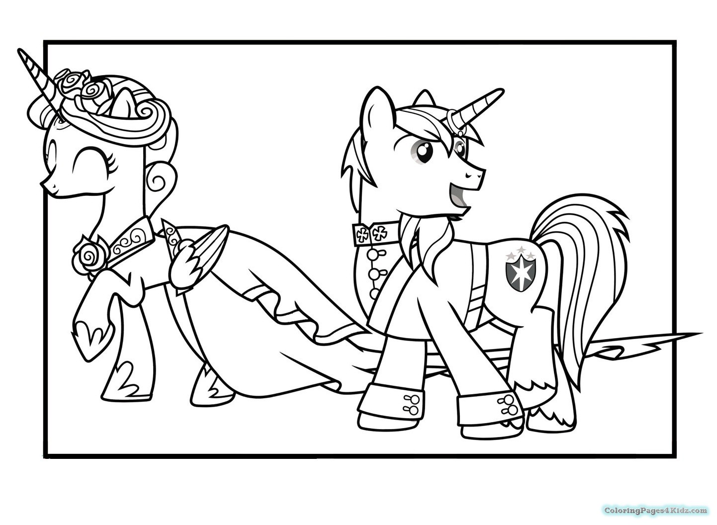 1442x1056 My Little Pony Shining Armor Coloring Pages Coloring Pages For Kids