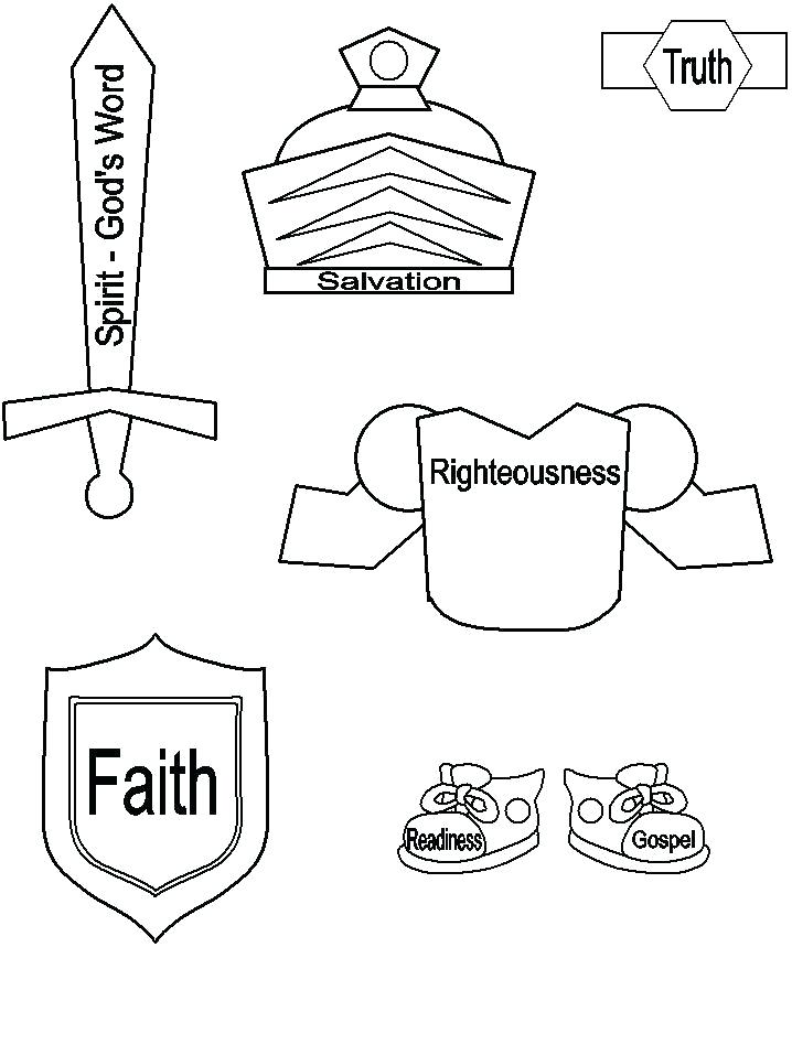 718x957 Armor Of God Coloring Pages