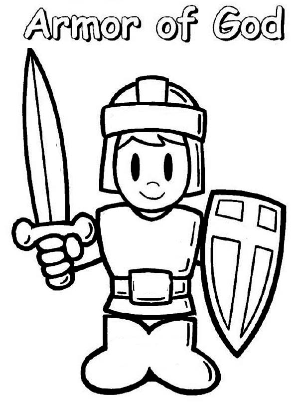 600x812 Armor Of God Coloring Pages