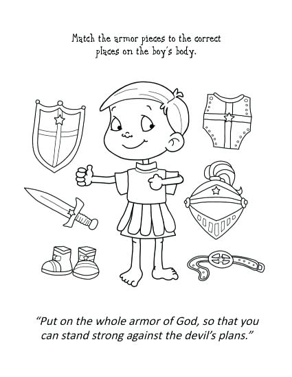 425x550 Armor Of God Coloring Page 6 Armor God Coloring Pages 6 Armor God