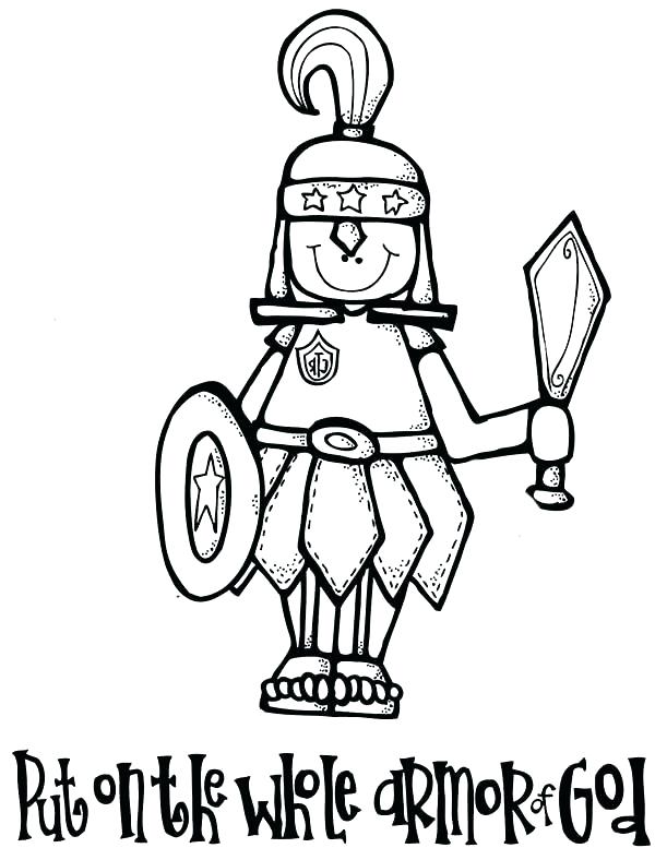 600x777 Armor God Coloring Pages Armor God Coloring Pages Armor