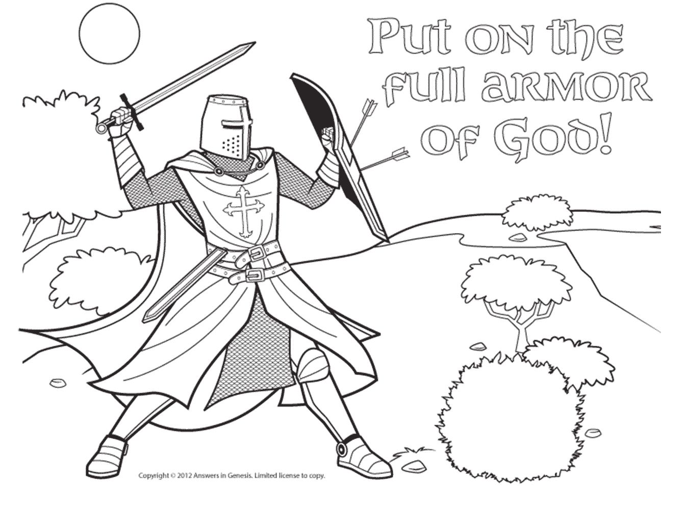 1347x1000 Armor Of God Coloring Pages