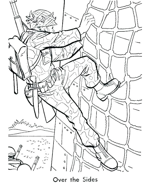600x734 Army Men Coloring Pages Free Printable Army Coloring Pages