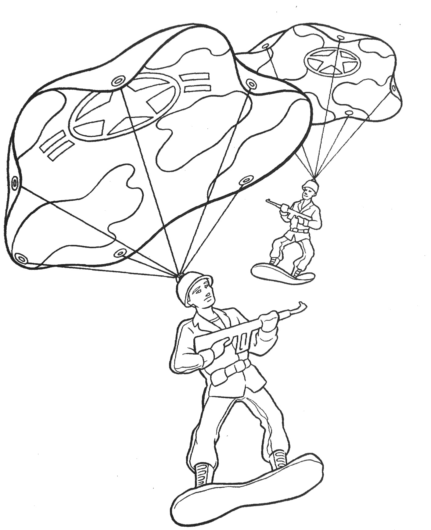 Army Guy Coloring Pages