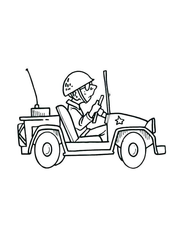 640x827 Jeep Coloring Page Jeep Coloring Pages Army Men Coloring Pages