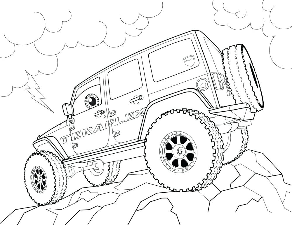 1000x772 Jeep Coloring Pages Free Jeep Coloring Pages To Print Free Jeep
