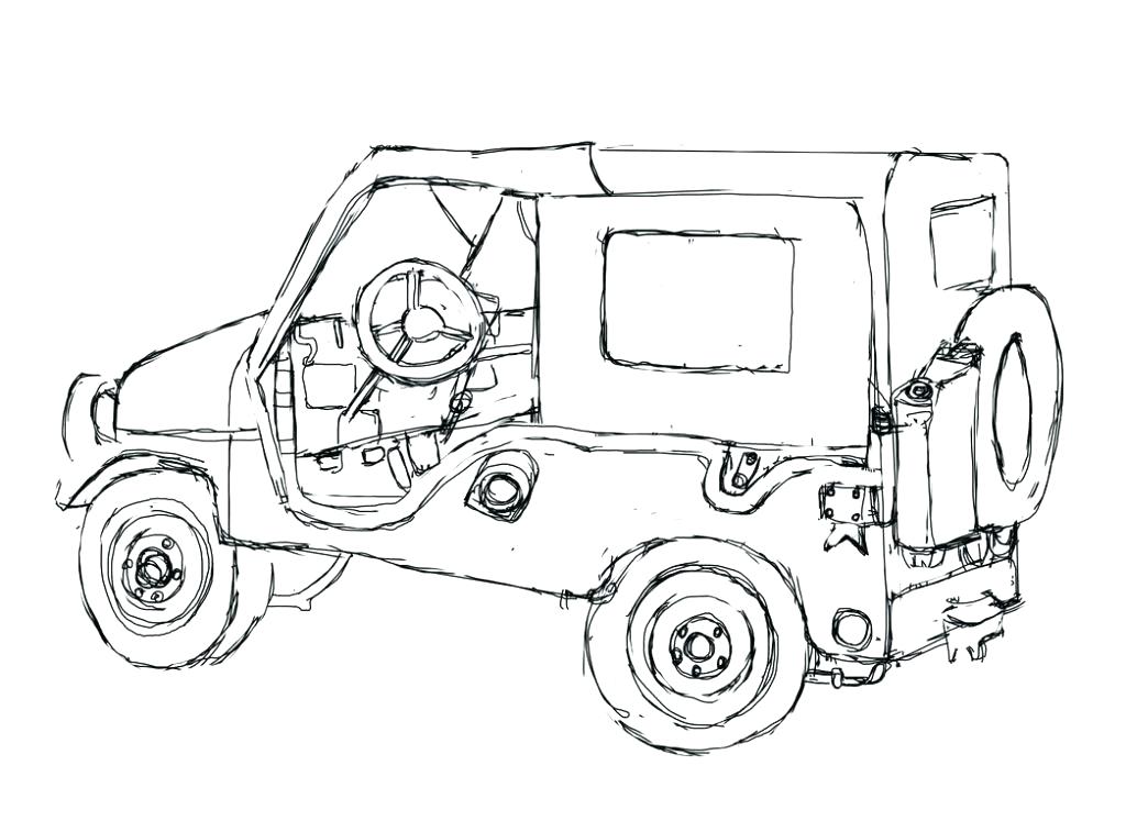 1024x747 Jeep Coloring Pages Fun Jeep Wrangler Unlimited Off Great One