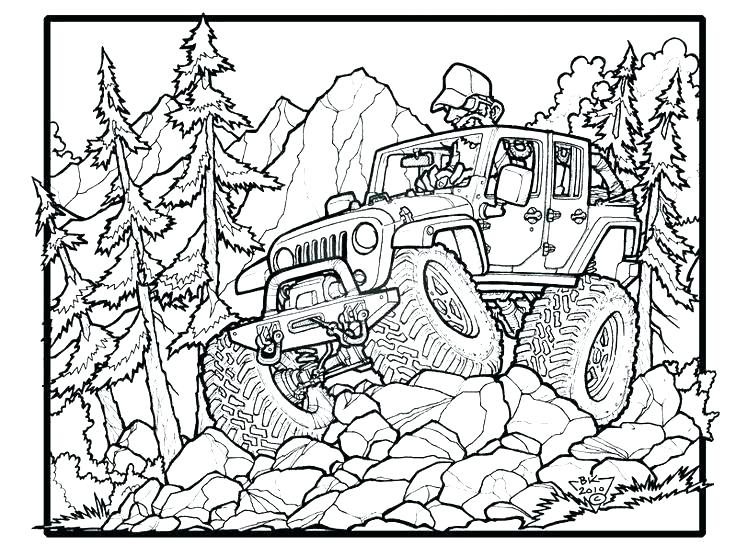 736x545 Jeep Coloring Pages Jeep Coloring Page Army Jeep Coloring Pages