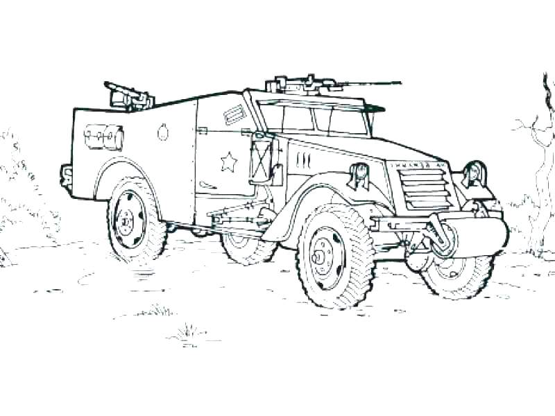 800x600 Army Vehicles Coloring Pages Army Truck Coloring Page Vehicle