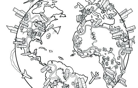 470x300 Coloring Pages Of Flags Around The World Rosbif.co