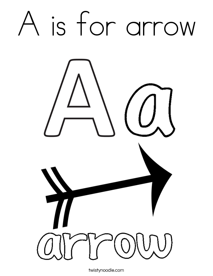 Arrow Coloring Pages