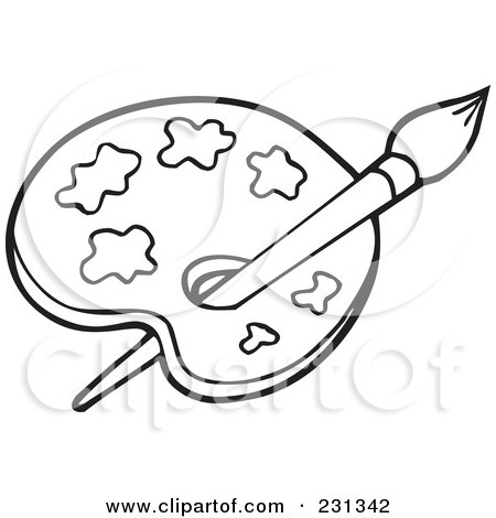 450x470 Royalty Free (Rf) Clipart Illustration Of A Coloring Page Outline