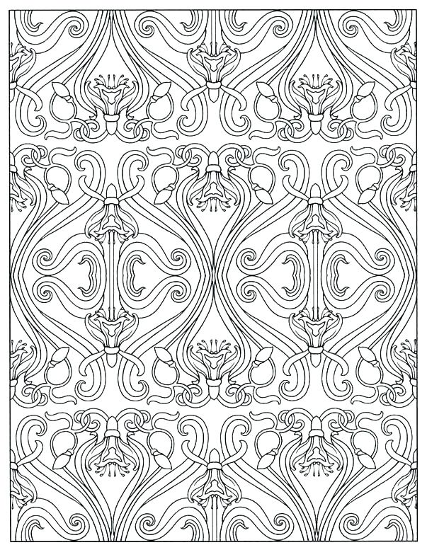 603x770 Art Deco Coloring Pages Traditional Art Co Coloring Pages Free