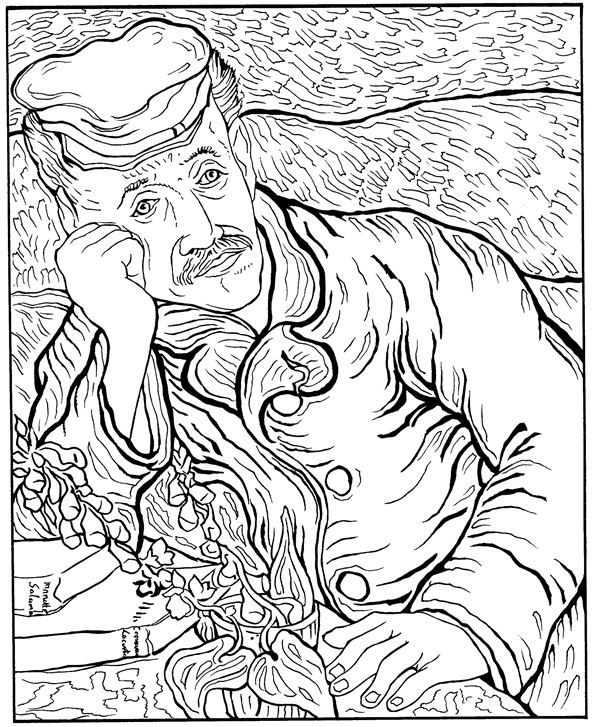 Art History Coloring Pages