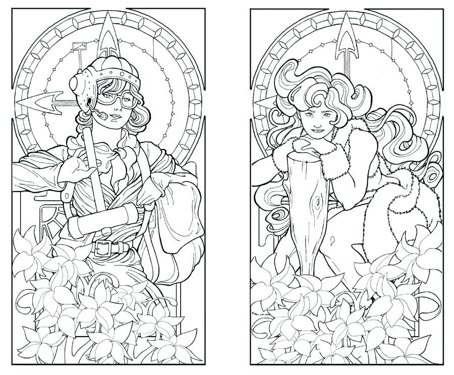 900x742 Art Nouveau Coloring Pages Art Coloring Book And Art Coloring