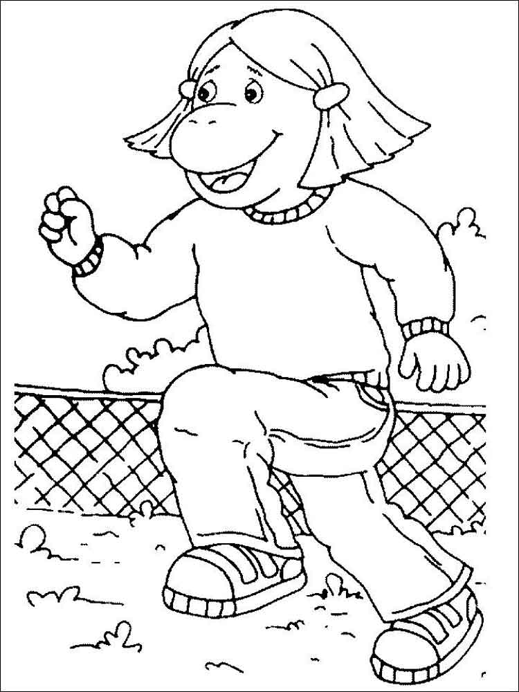 750x1000 Arthur Coloring Pages. Download And Print Arthur Coloring Pages
