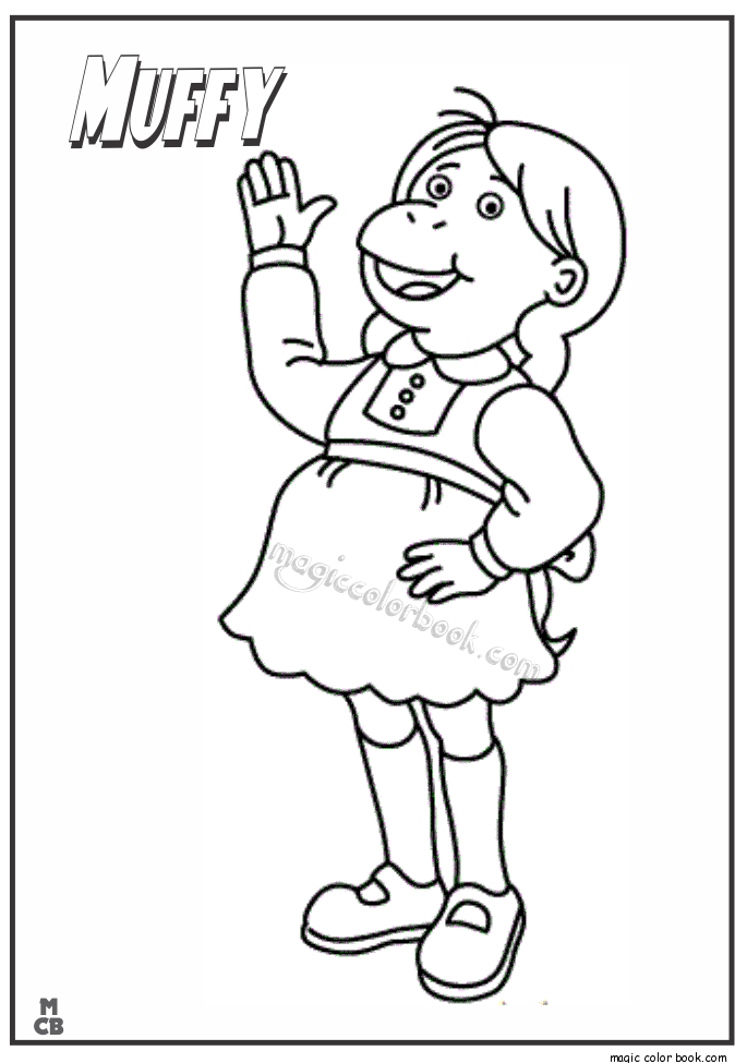 685x975 Arthur Coloring Pages Muffy