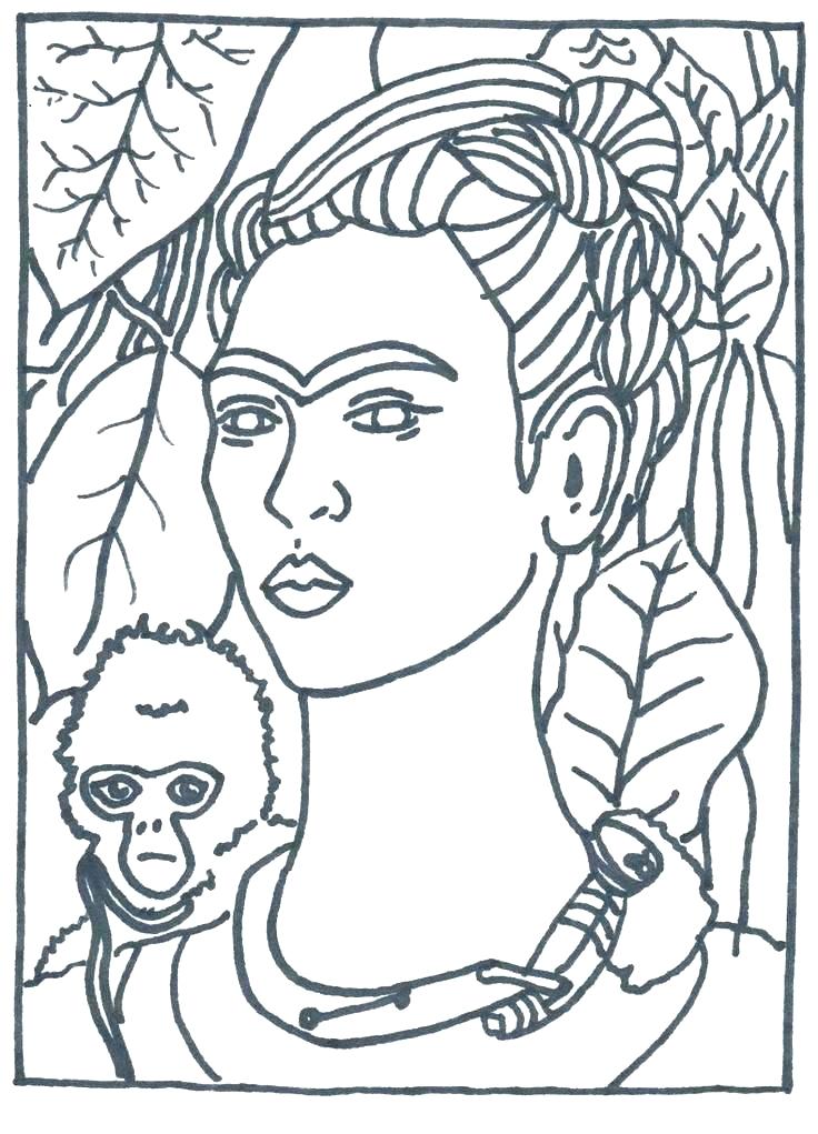 736x1021 Famous Artist Coloring Pages Artistic Coloring Pages Advanced