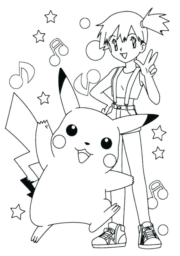 600x850 Pikachu Coloring Pages Pdf Ash And Page Sketch P