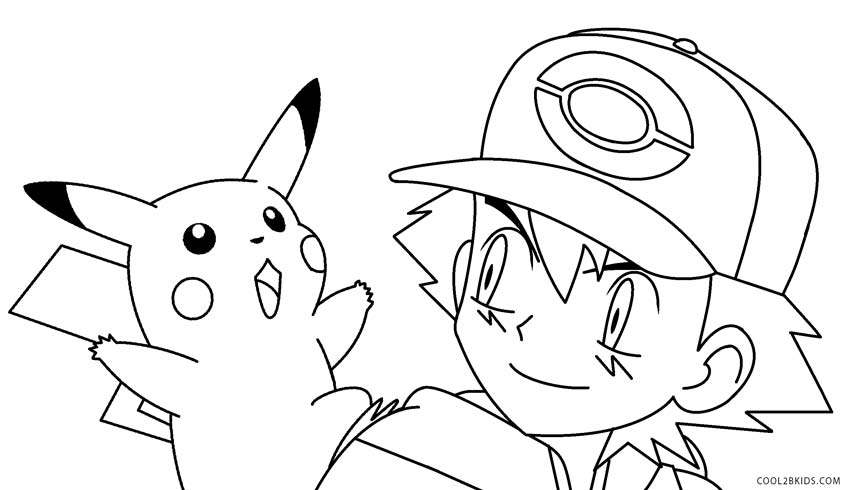 850x490 Printable Pikachu Coloring Pages For Kids Cool2bkids