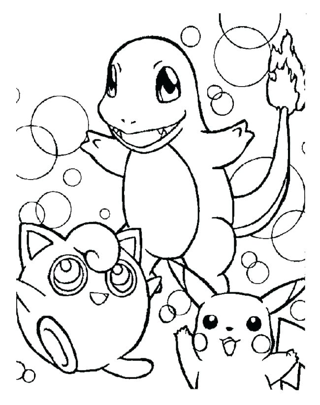 650x823 Pikachu Coloring Pages