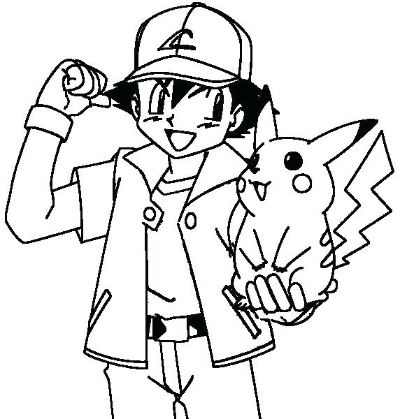 572x600 Ash Coloring Pages Coloring Pages Coloring Pages And Ash Free