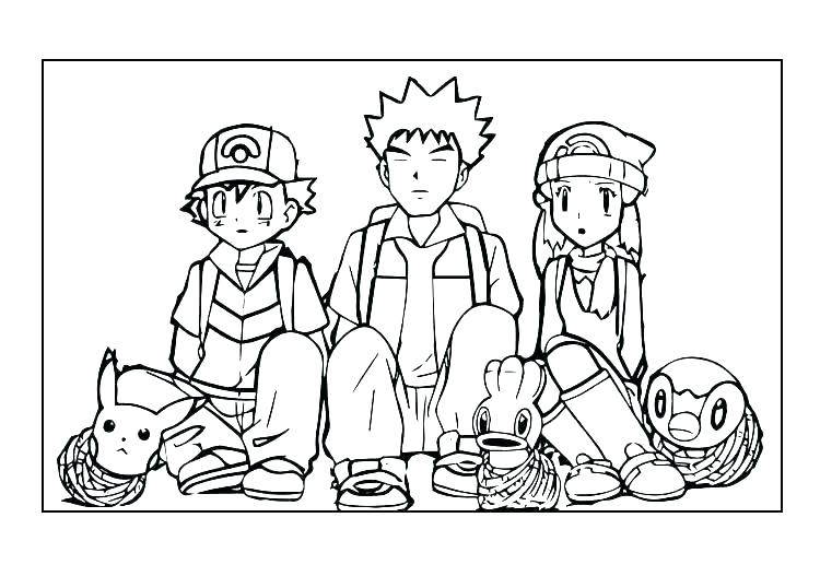 750x538 Pokemon Ash Coloring Pages Coloring Page Pokemon Ash Ketchum