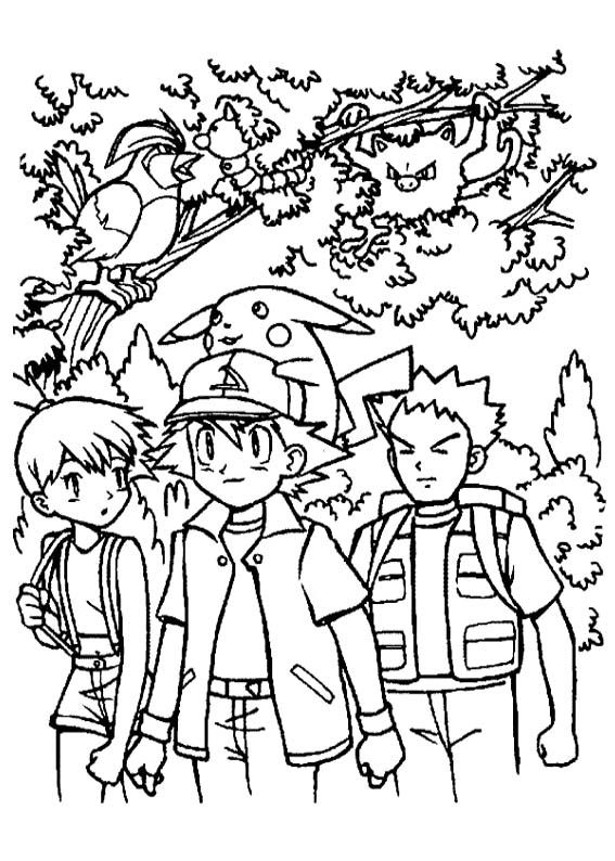 567x794 Ash Ketchum And Friends Coloring Page Me Being A Kid, Doing Kid