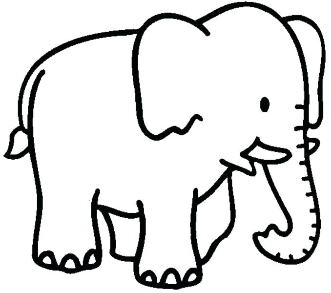 678x600 Elephant Color Page Asian Elephant Color Page 3