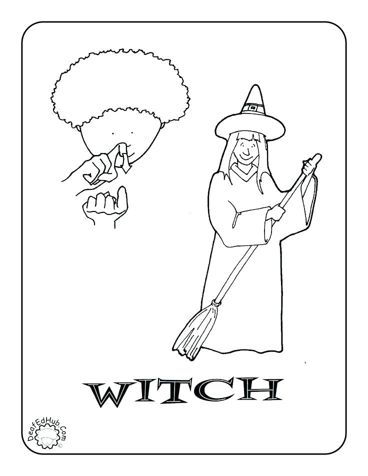 736x952 Asl Coloring Pages Coloring Pages Witch Coloring Page Number