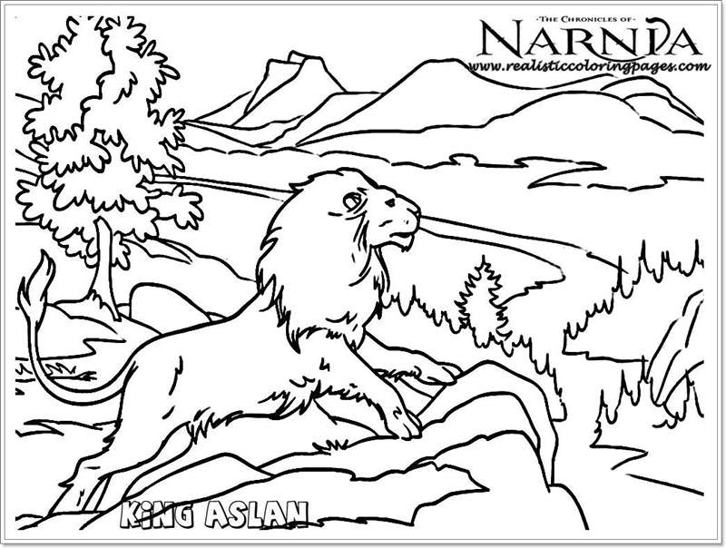800x604 Narnia Aslan Coloring Pages