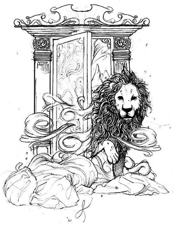600x776 Chronicles Of Narnia, Aslan Come Out From Narnia Narnia
