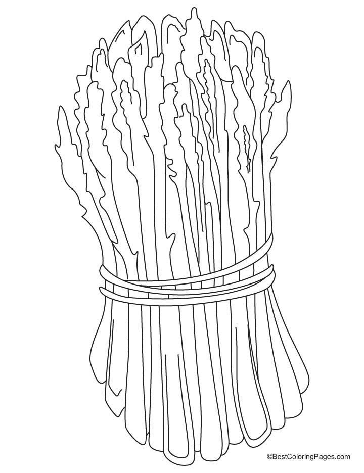 720x936 Green Asparagus Coloring Pages Download Free Green Asparagus
